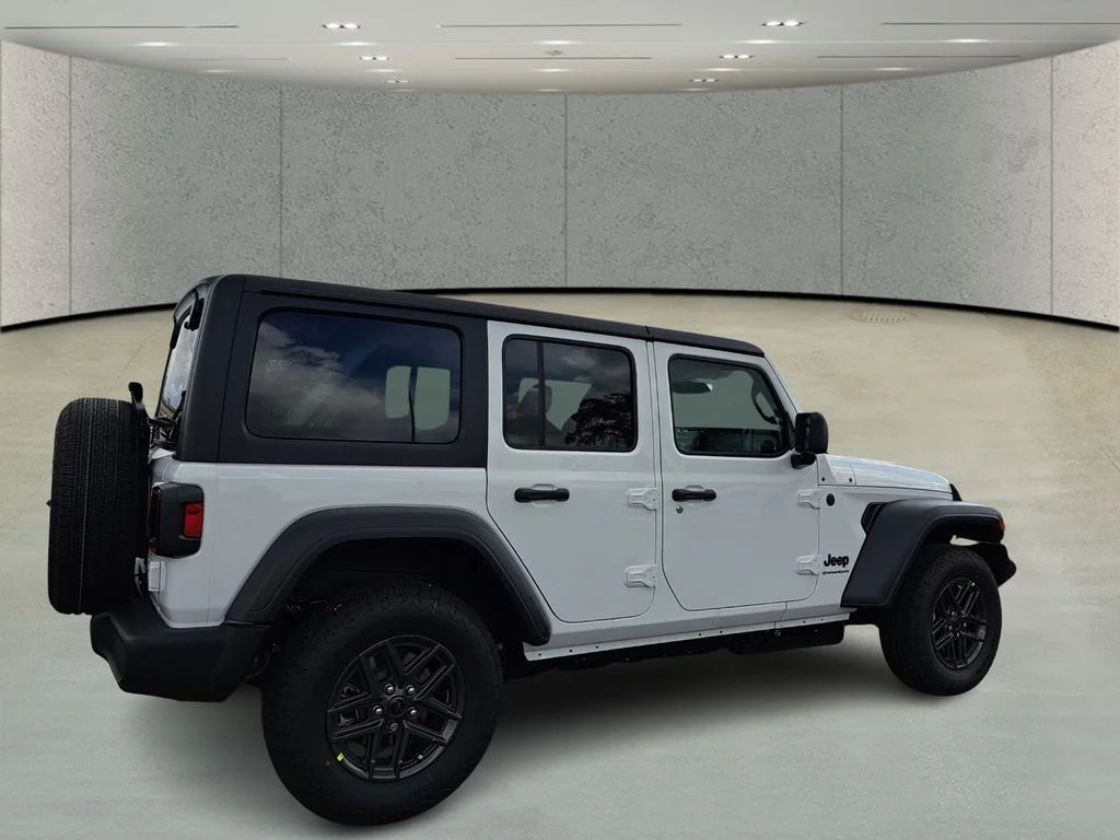 New 2026 Bright White Clear-Coat Exterior Paint Jeep Sport S image 6
