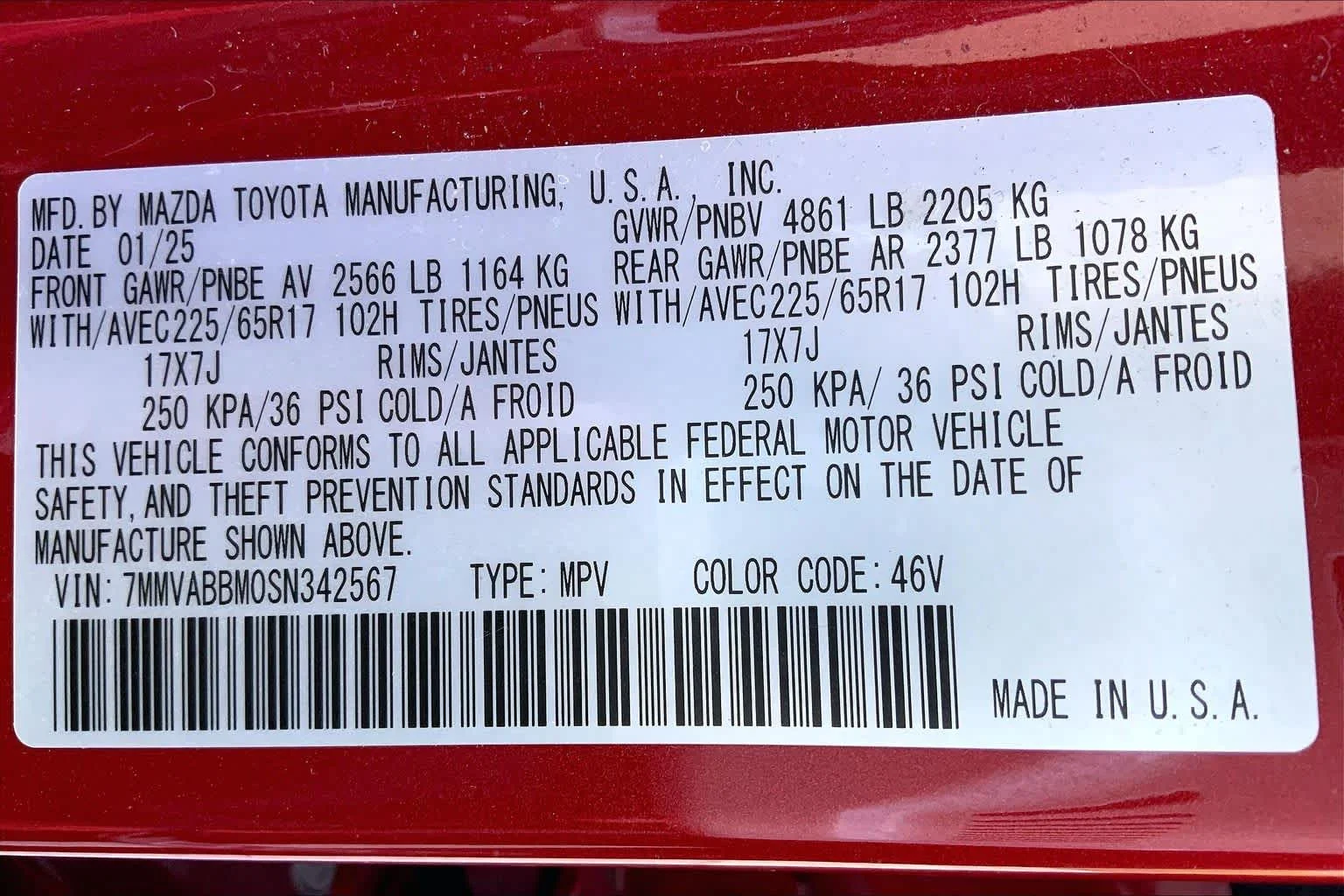 Certified Used 2025 Soul Red Crystal Metallic Mazda 2.5 S Preferred Package image 34