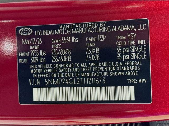 New 2026 Red Hyundai SEL FWD image 48