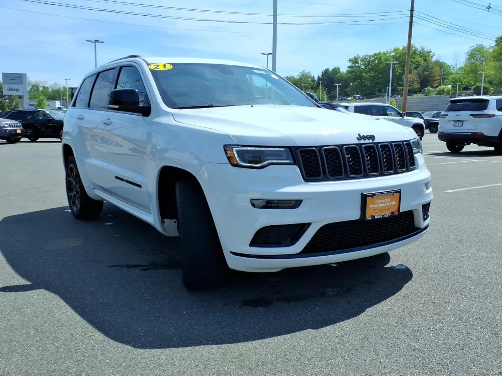 Certified Used 2021 Bright White Clear Coat Jeep Limited X image 5