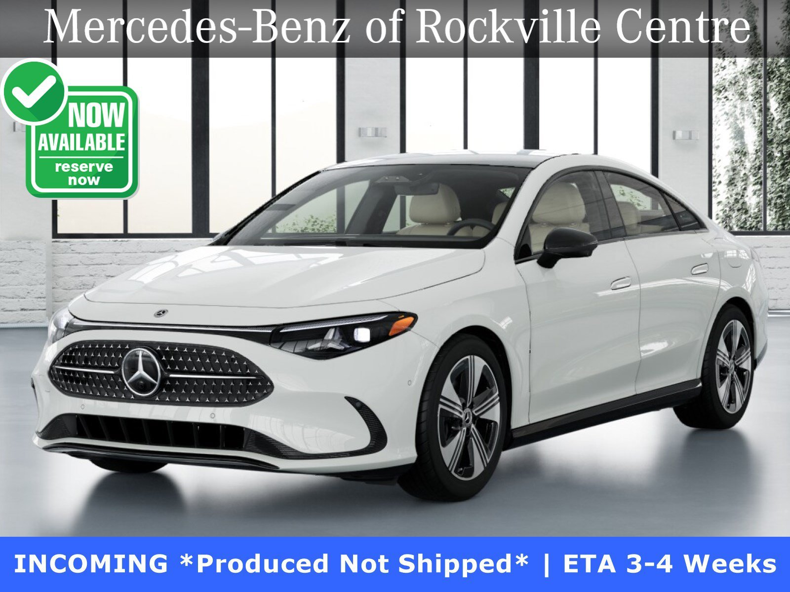 New 2027 Polar White Mercedes-Benz CLA 220 Hybrid image 1