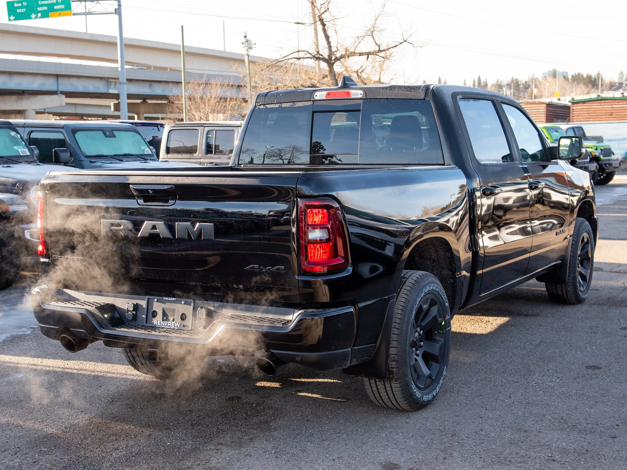 Used 2026 Black RAM Sport* Crew Cab 4x4, Heated Seats/Wheel, 12 Inch Screen, Nav, Twin Turbo image 5