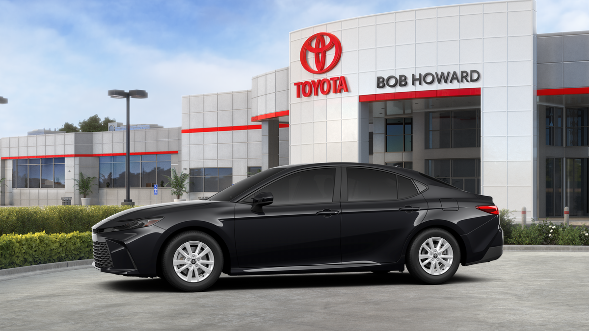 New 2026 Midnight Black Metallic Toyota LE image 3