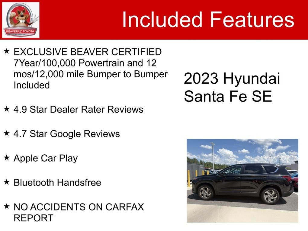 Used 2023 Black Hyundai SE image 5
