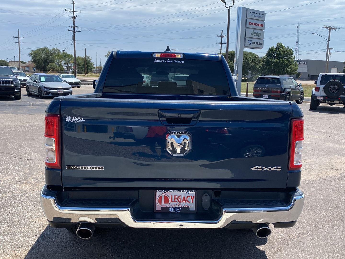 Used 2022 Patriot Blue Pearlcoat Ram Big Horn image 4