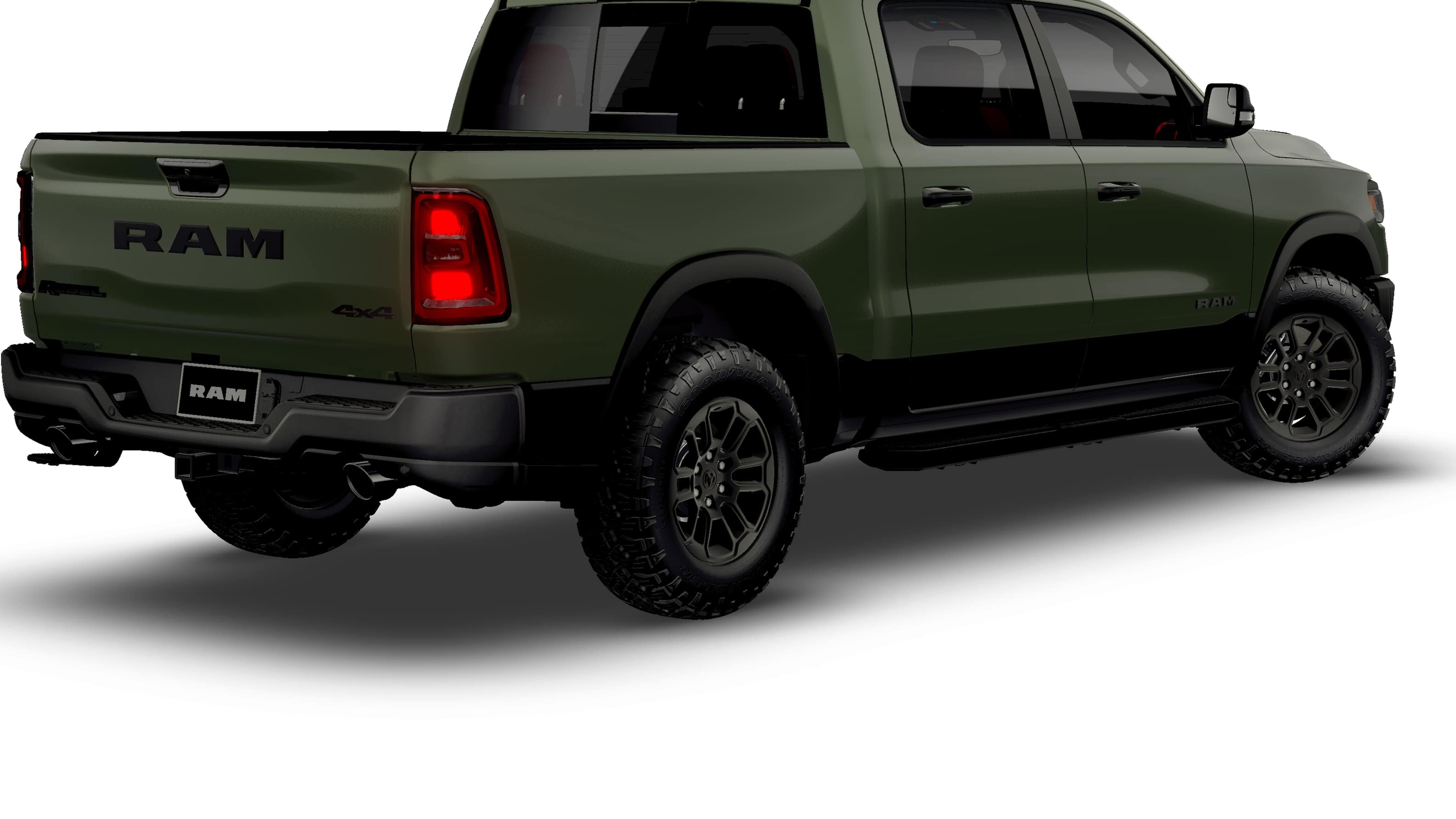 New 2026 Serrano-Green Metallic Exterior Paint RAM REBEL image 14