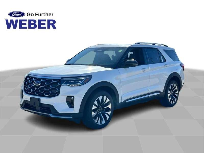 New 2026 Star White Metallic Tri-Coat Ford Platinum 4WD image 1