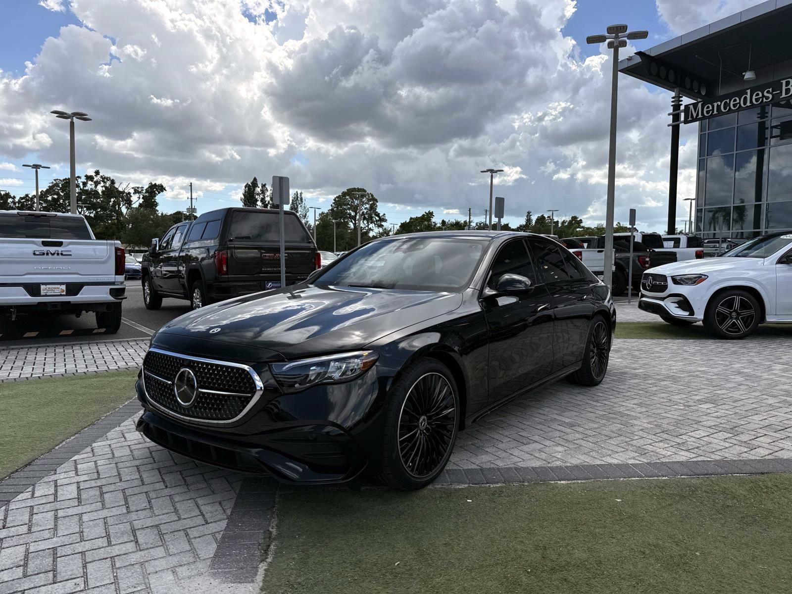 New 2027 Obsidian Black Metallic Mercedes-Benz E 350 RWD Sedan image 2