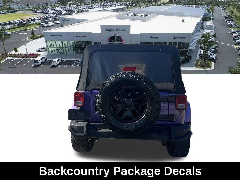 Certified Used 2016 Purple Jeep Unlimited Sahara image 6