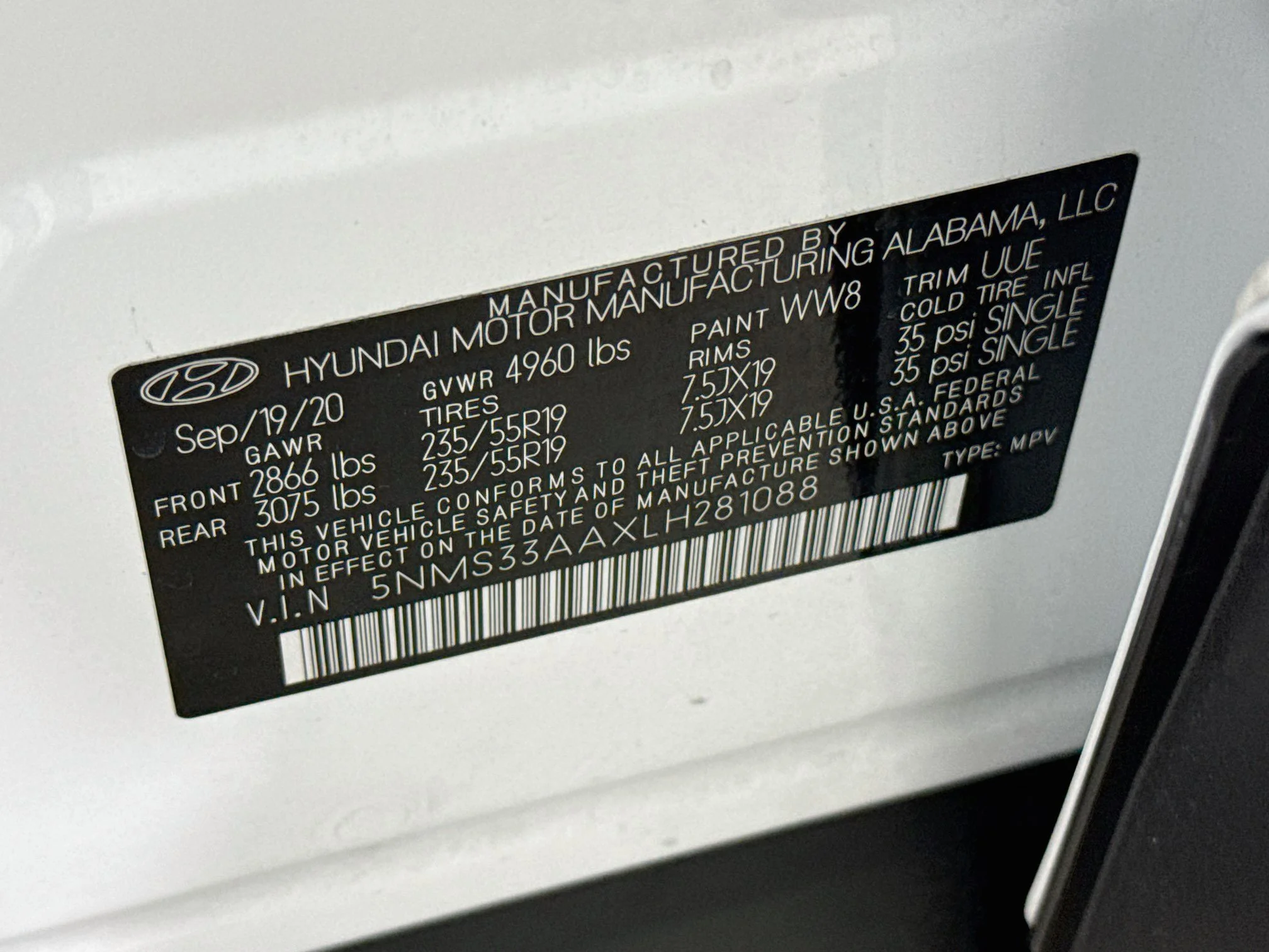 Used 2020 Quartz White Hyundai SEL image 31