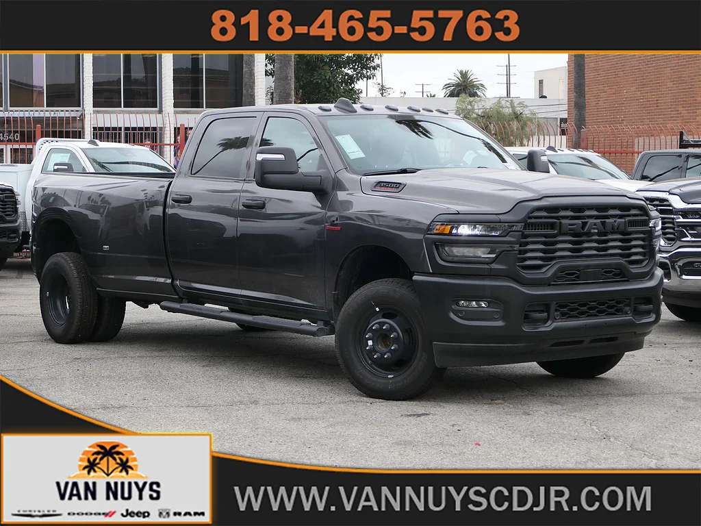 New 2026 Granite Crystal Metallic Clear Coat RAM Tradesman Crew Cab 4x4 8