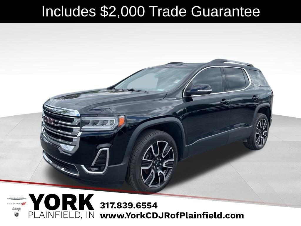 Black 2020 GMC Acadia SLT FWD SUV / Crossover Front-Wheel Drive 9-Speed Automatic