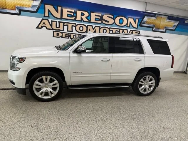 Used 2017 Chevrolet Tahoe Premier with VIN 1GNSKCKC1HR396837 for sale in Detroit Lakes, Minnesota