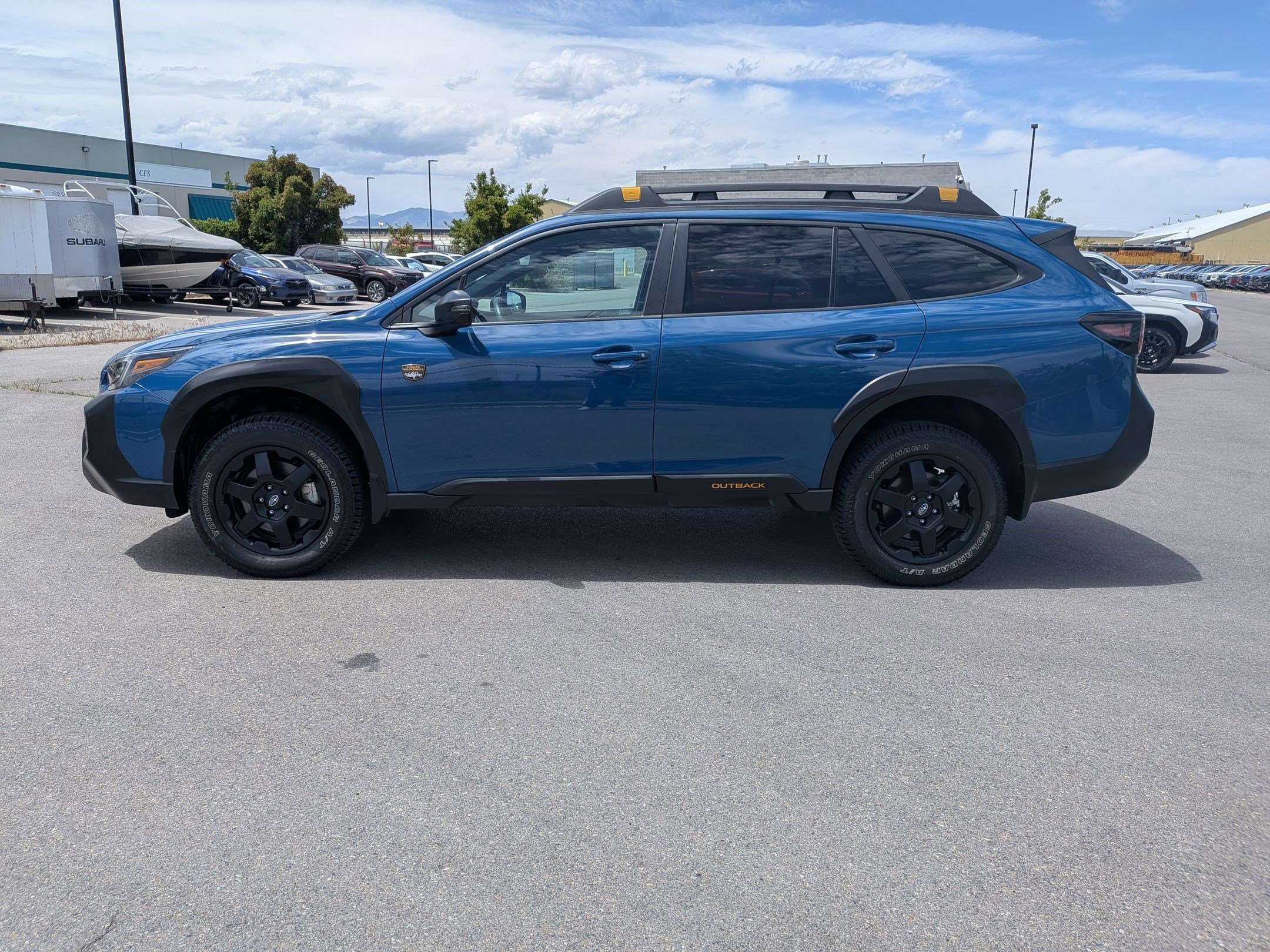 Used 2025 Geyser Blue Subaru Wilderness image 7