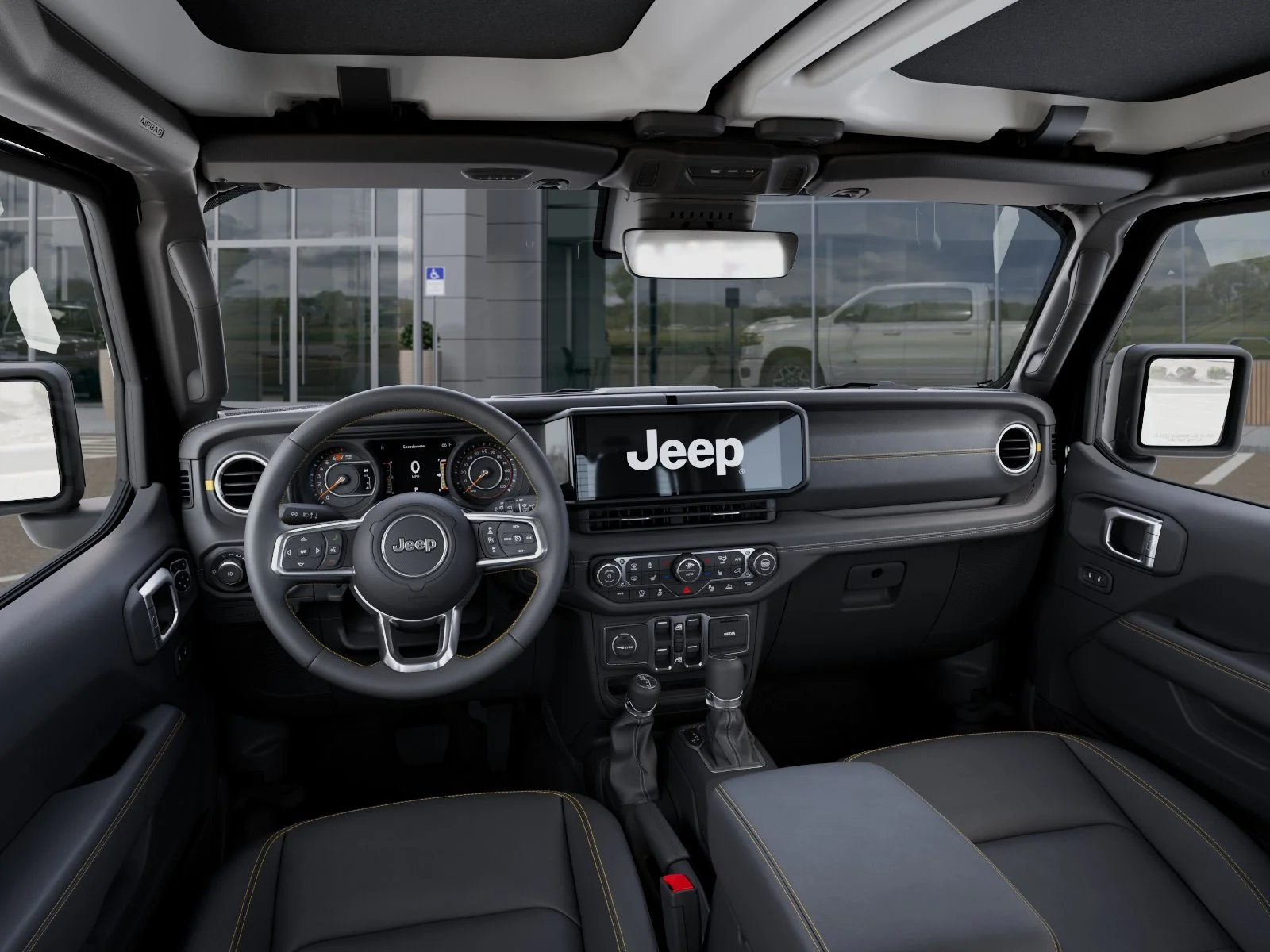 New 2026 Black Clear-Coat Exterior Paint Jeep Sahara 4-Door image 40