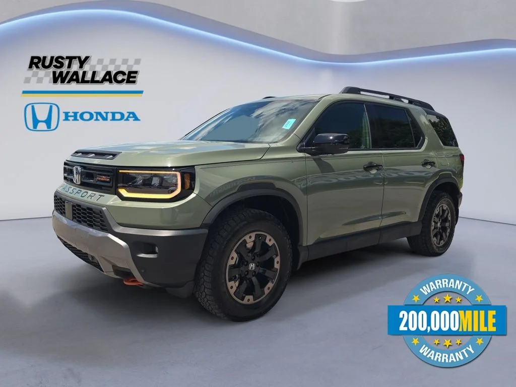 New 2026 Ash Green Metallic Honda TrailSport Elite image 1