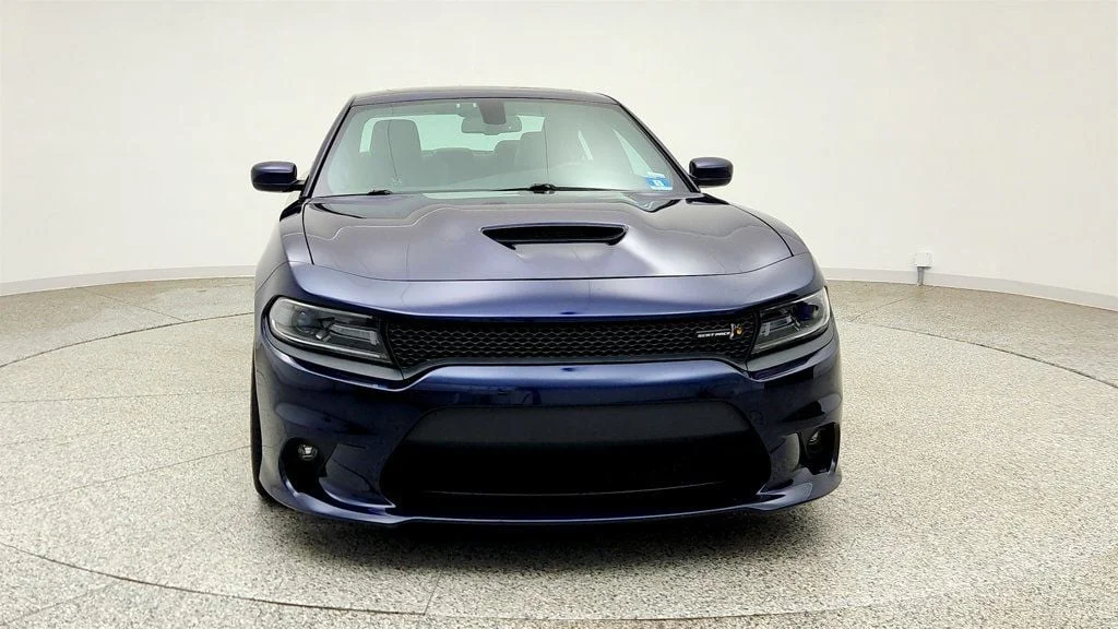 Used 2017 Contusion Blue Pearlcoat Dodge R/T Scat Pack RWD w/ Alcantara Pkg & Beats Audio image 2