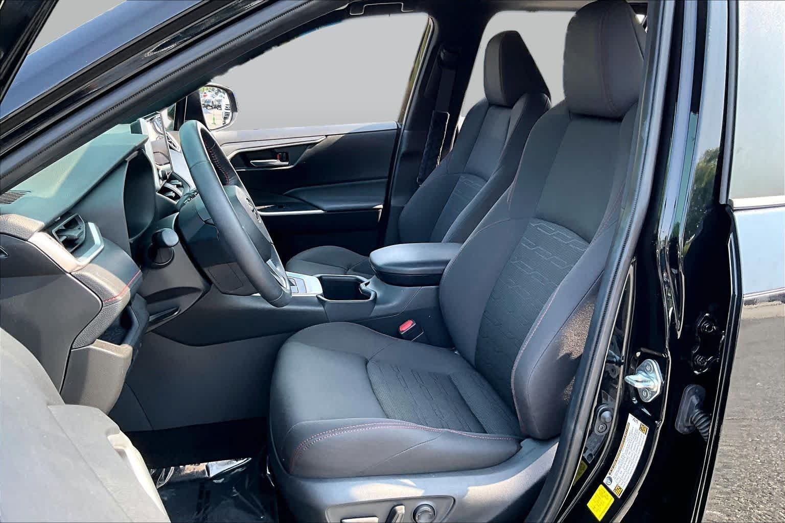 Used 2023 Midnight Black Metallic Toyota SE image 8