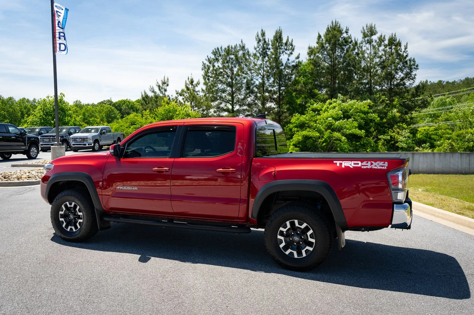 Used 2021 Red Toyota TRD Off-Road image 7