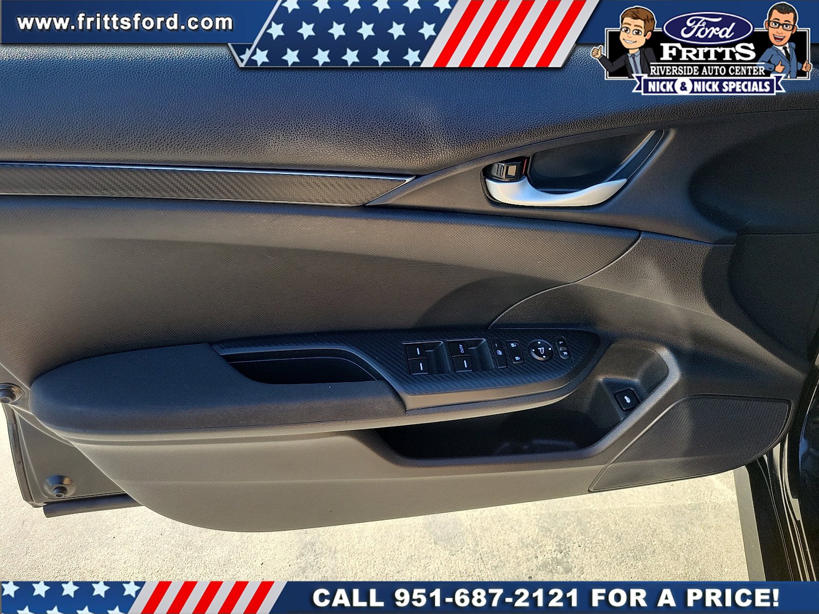 Certified Used 2019 Crystal Black Pearl Honda LX image 12
