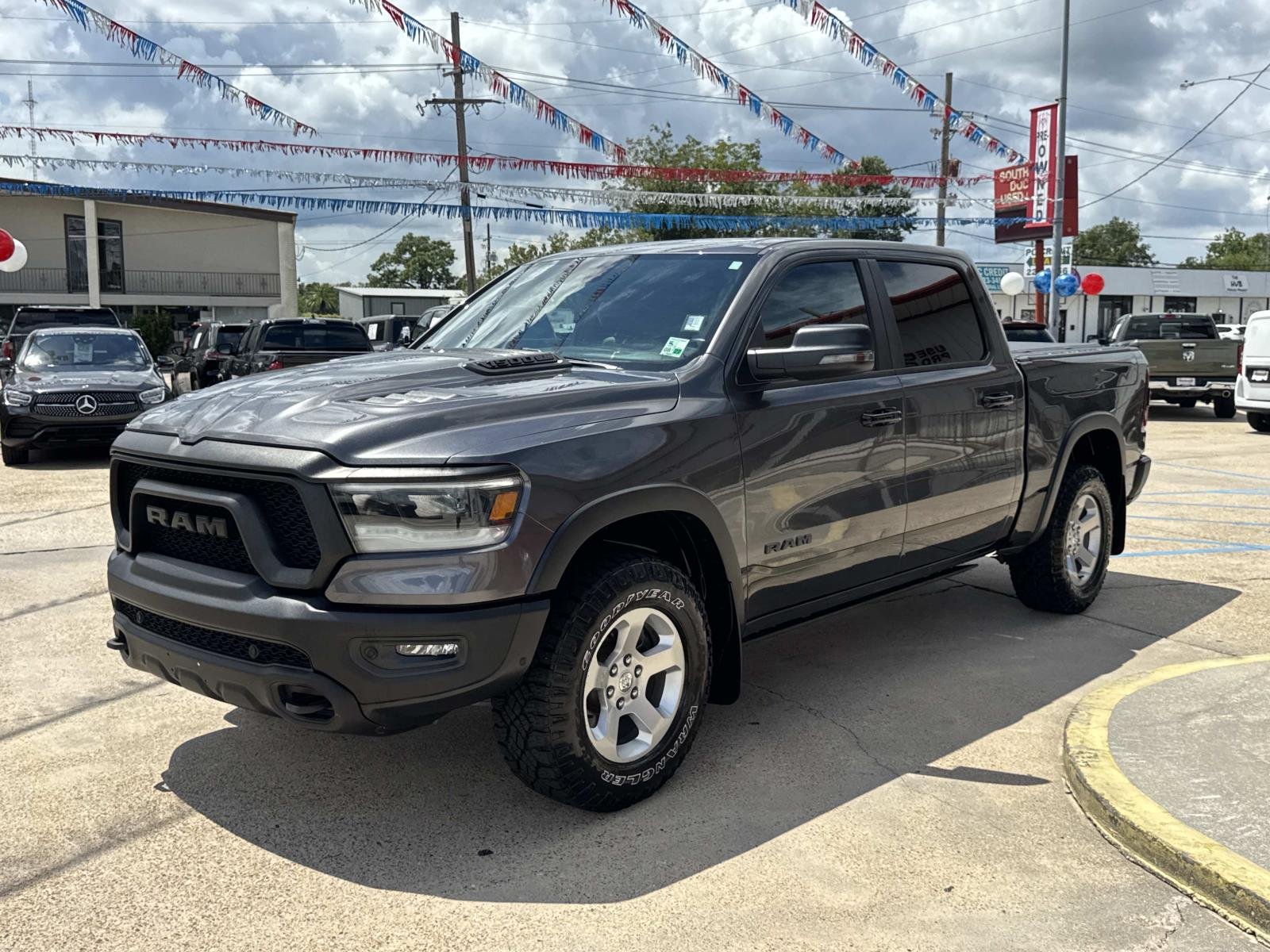 Used 2024 Granite Crystal Metallic Clearcoat Ram Rebel image 3