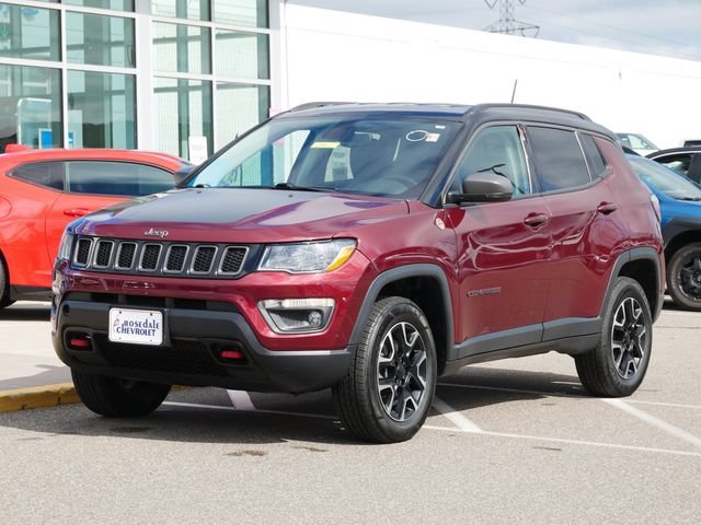 Used 2020 Jeep Compass Trailhawk with VIN 3C4NJDDB3LT238874 for sale in Roseville, Minnesota