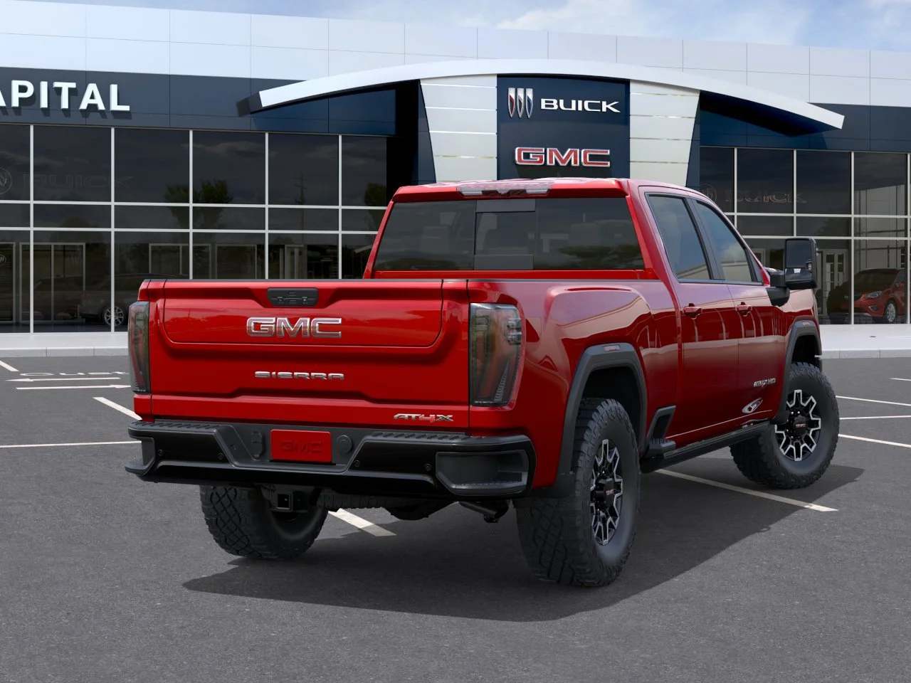 New 2026 VOLCANIC RED TINTCOAT GMC AT4X image 5