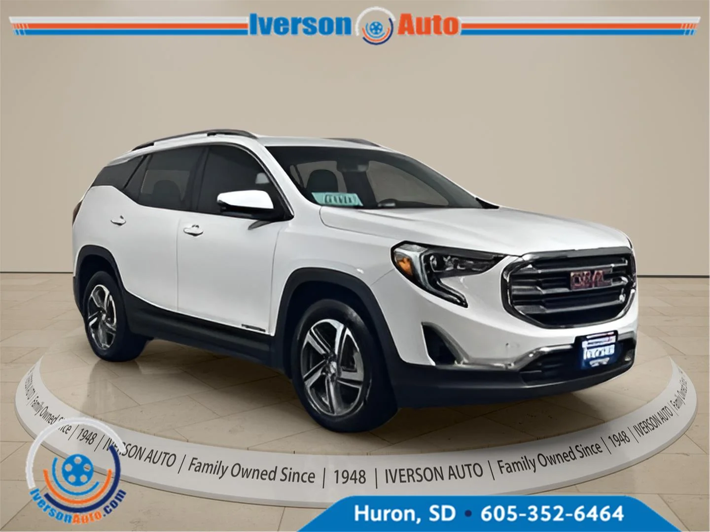 Used 2019 GMC Terrain SLT with VIN 3GKALVEV4KL213489 for sale in Huron, SD