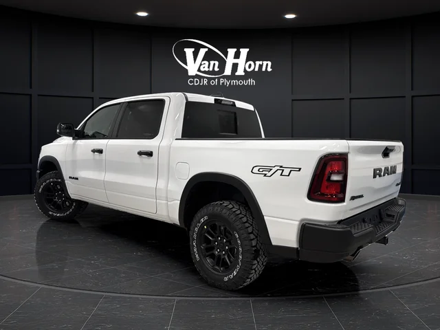 New 2026 Bright White Clear-Coat Exterior Paint RAM Rebel image 3