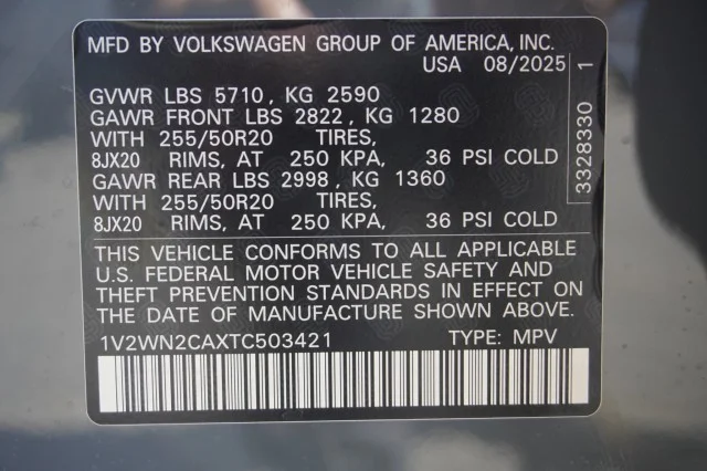 New 2026 Pure Gray Volkswagen 2.0T SE w/Technology image 37