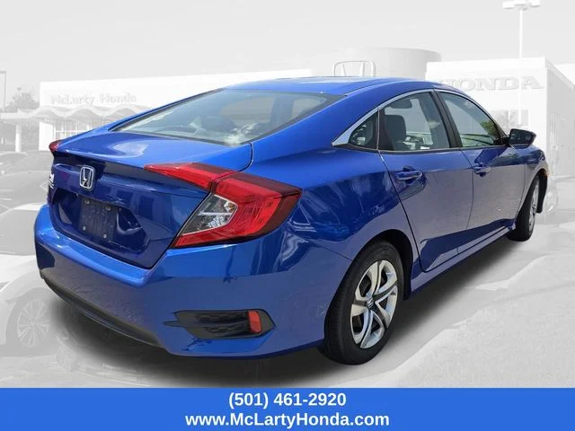 Certified Used 2017 Aegean Blue Metallic Honda LX image 5