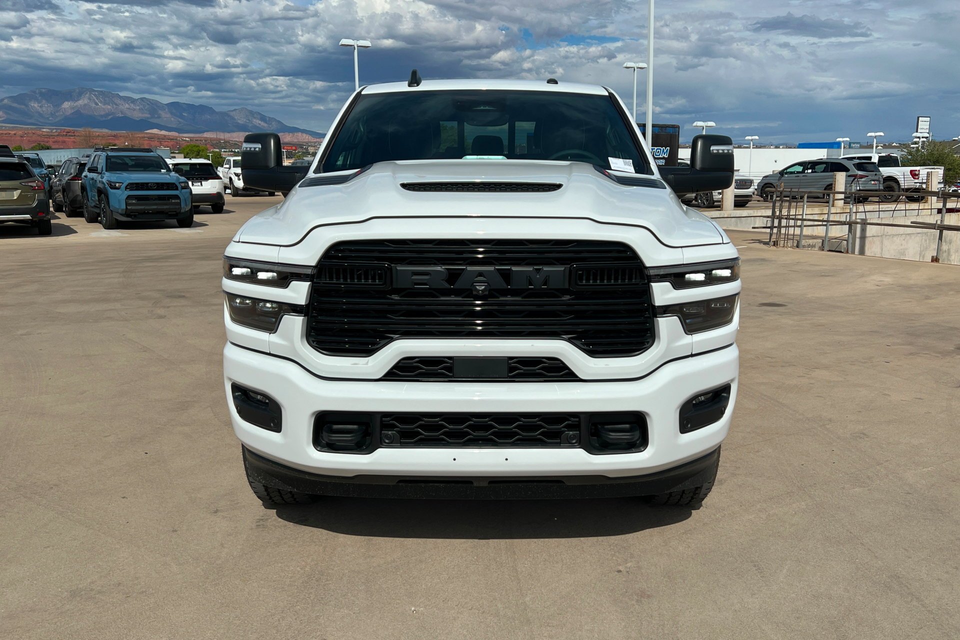 New 2027 Bright White Clear-Coat Exterior Paint RAM Laramie image 9