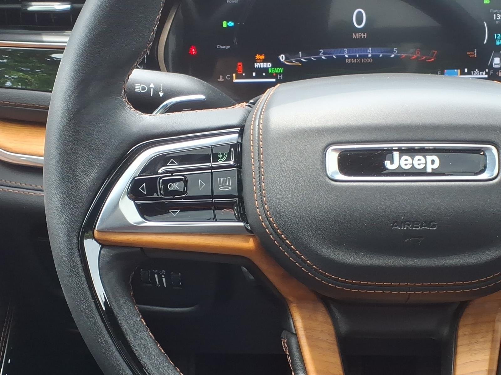 Used 2025 Bright White Clearcoat Jeep Summit Reserve image 14