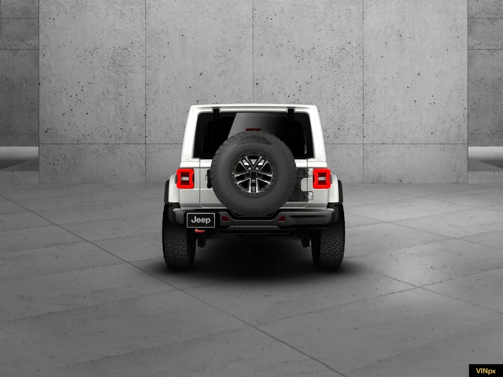 New 2026 Bright White Clear-Coat Exterior Paint Jeep Rubicon X image 5