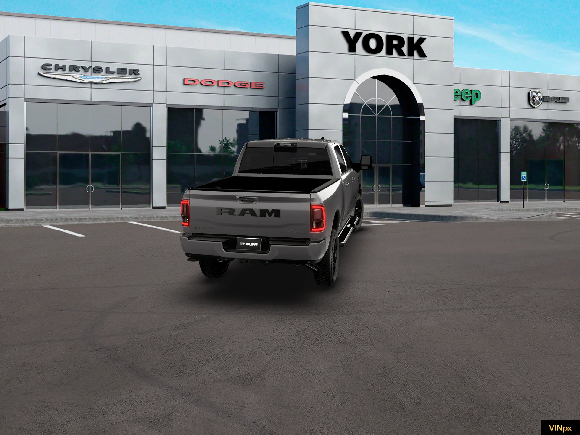 New 2026 Granite Crystal Metallic Clear-Coat Exterior Paint RAM LARAMIE image 26
