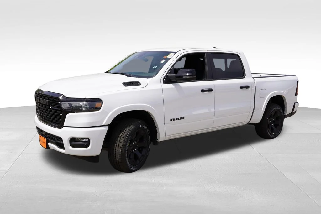 New 2026 Bright White Clear-Coat Exterior Paint RAM Big Horn image 7