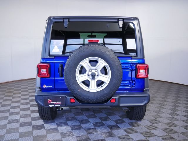 Certified Used 2020 Blue Jeep Unlimited Sport S image 7