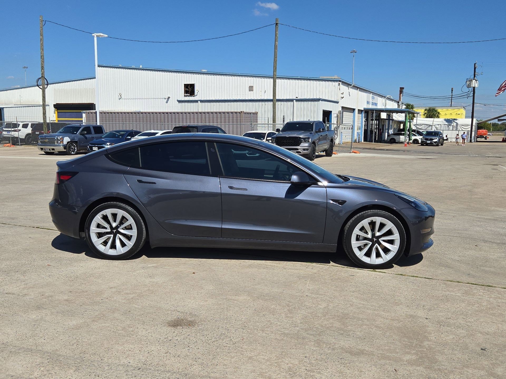 Certified 2023 Tesla Model 3 Base with VIN 5YJ3E1EA1PF481698 for sale in Houston, TX