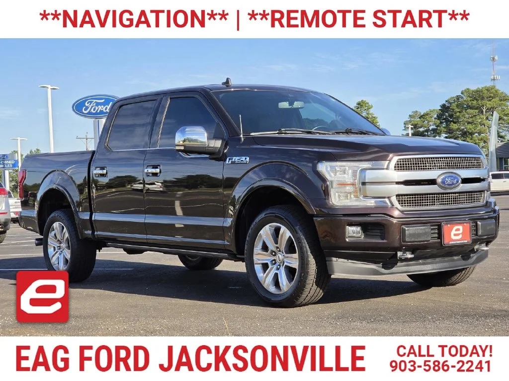 Used 2020 Magma Red Metallic Ford Platinum image 1
