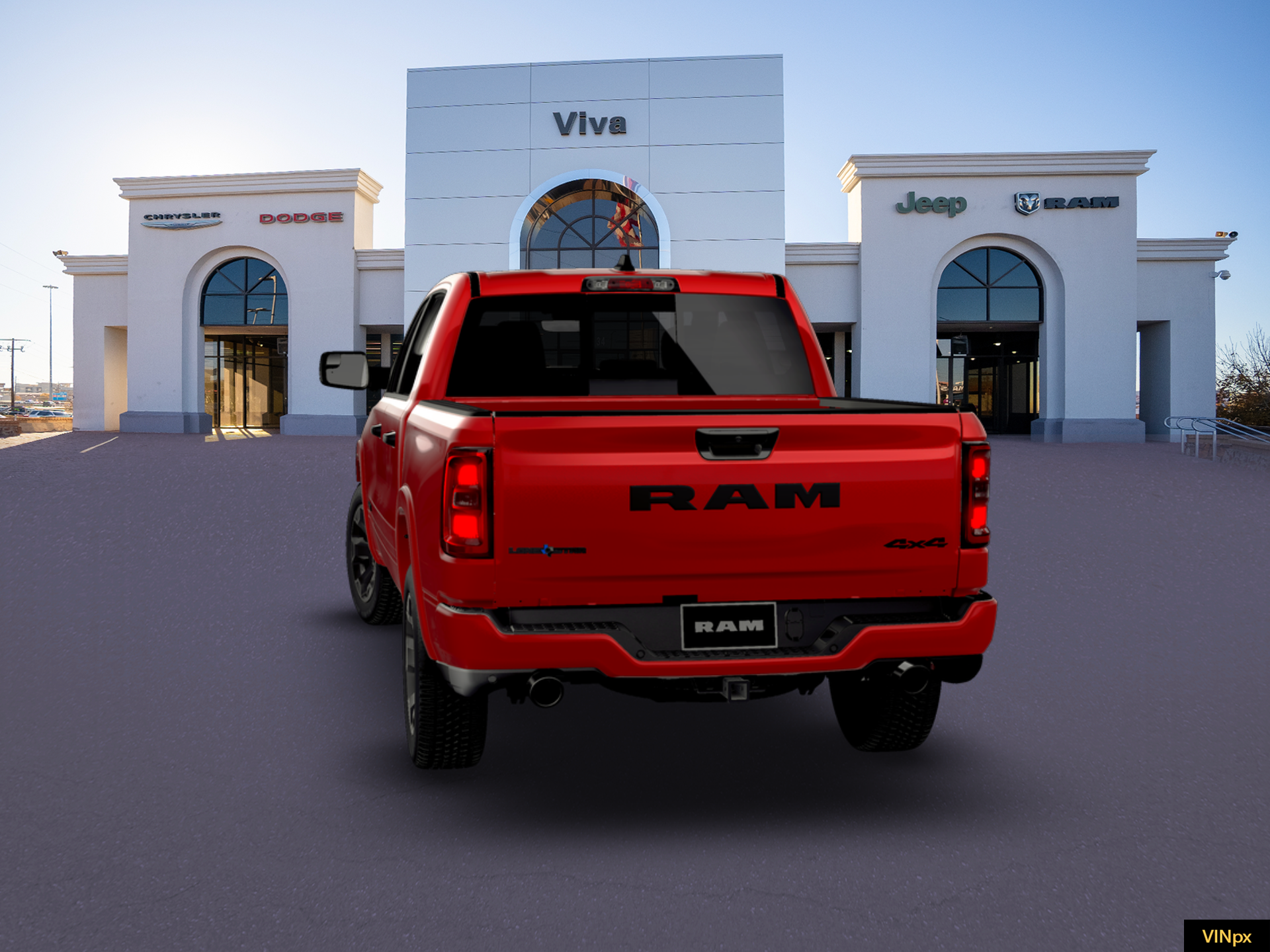New 2026 Molten Red Pearl-Coat Exterior Paint RAM Big Horn/Lone Star image 13
