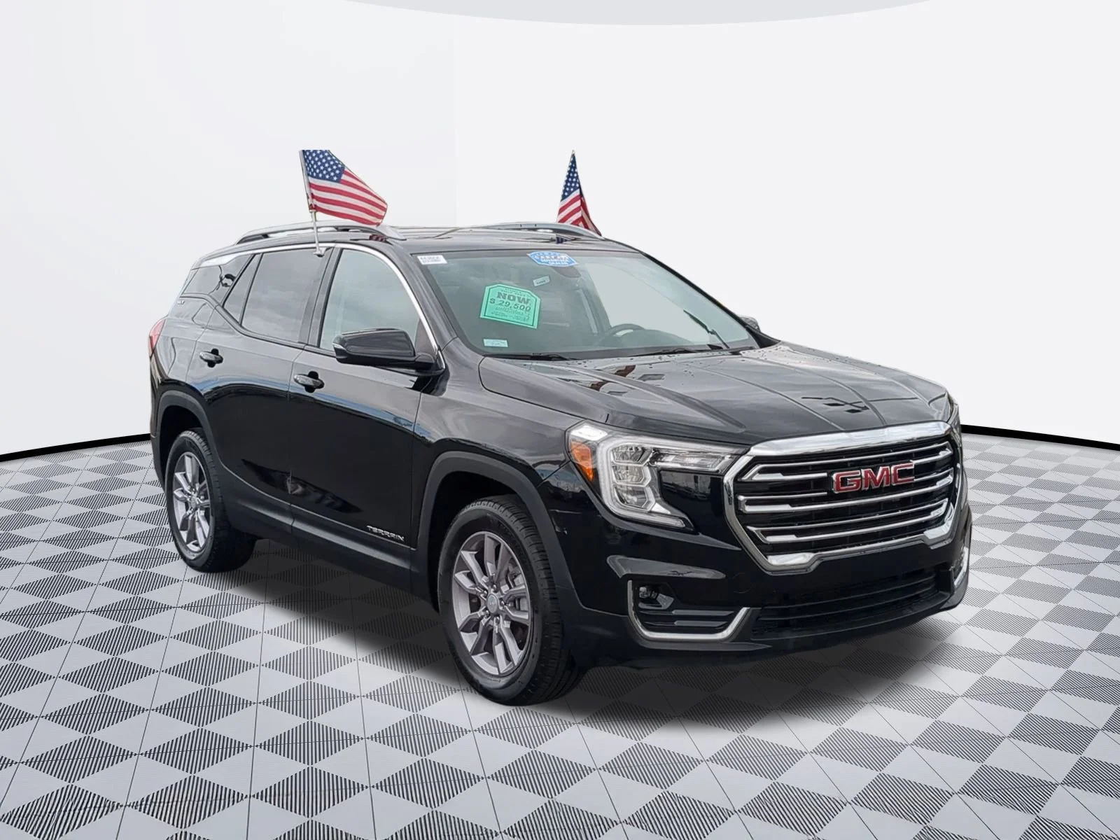 Used 2023 Ebony Twilight Metallic GMC SLT image 2