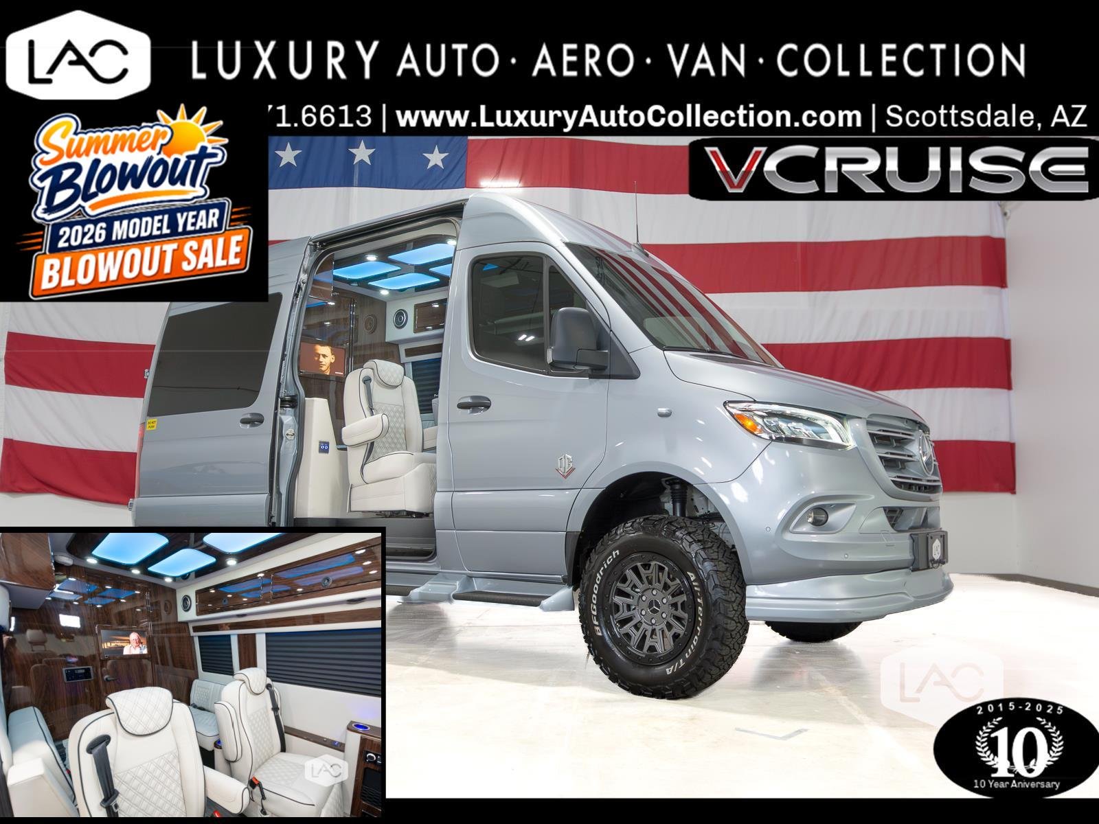 Used 2026 Hightech Silver OGV LUXURY COACH 8OBA AWD w/ 1.1 ADV Pkg EXT WTY image 1