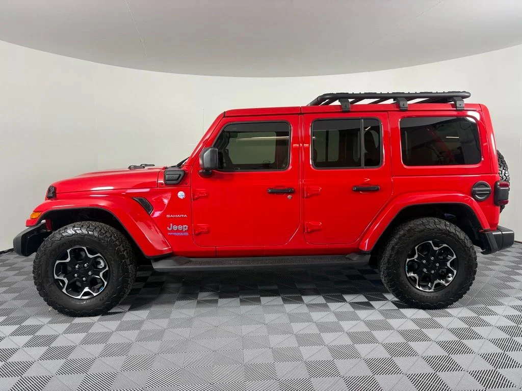 Used 2022 Red Jeep Unlimited Sahara 4xe image 13