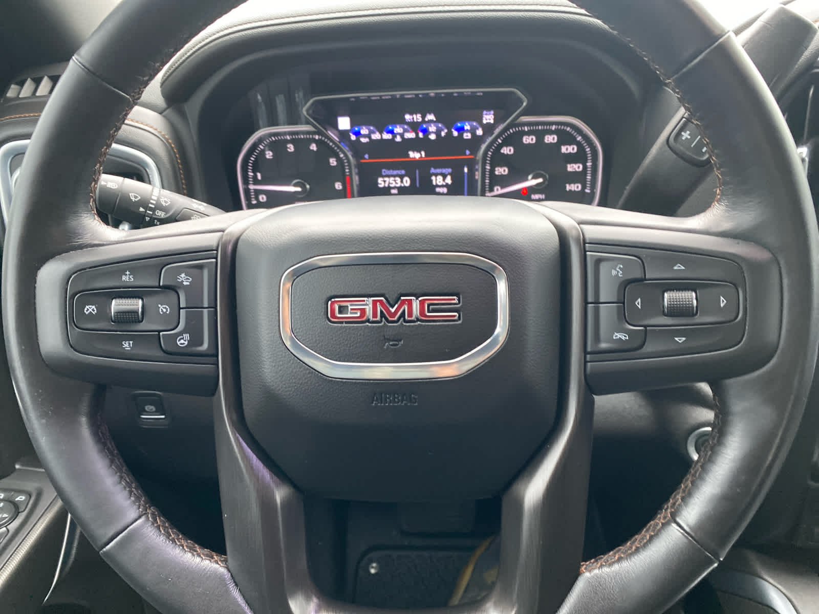Used 2022 Satin Steel Metallic GMC AT4 image 14