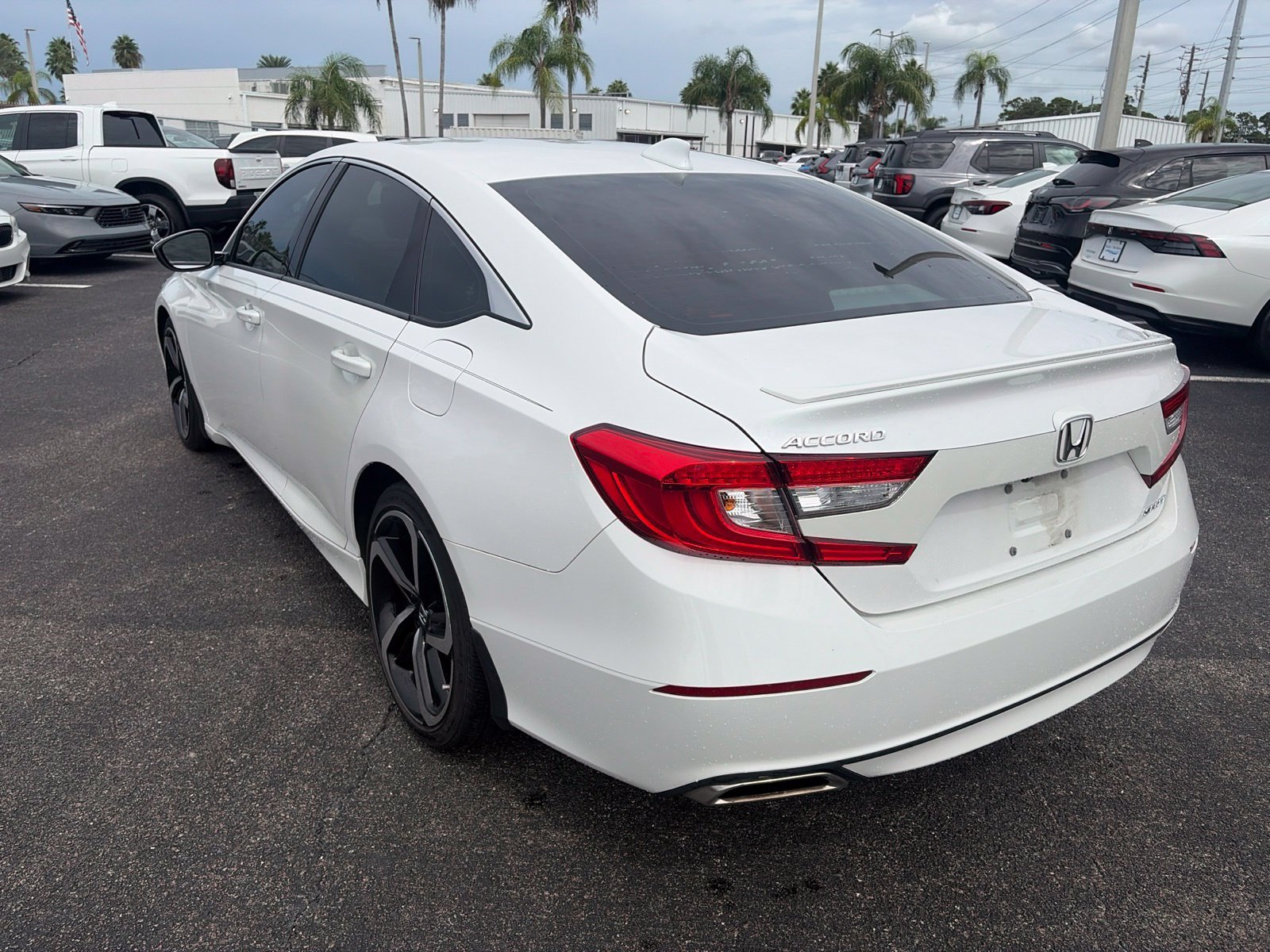 Used 2020 White Honda Sport image 5
