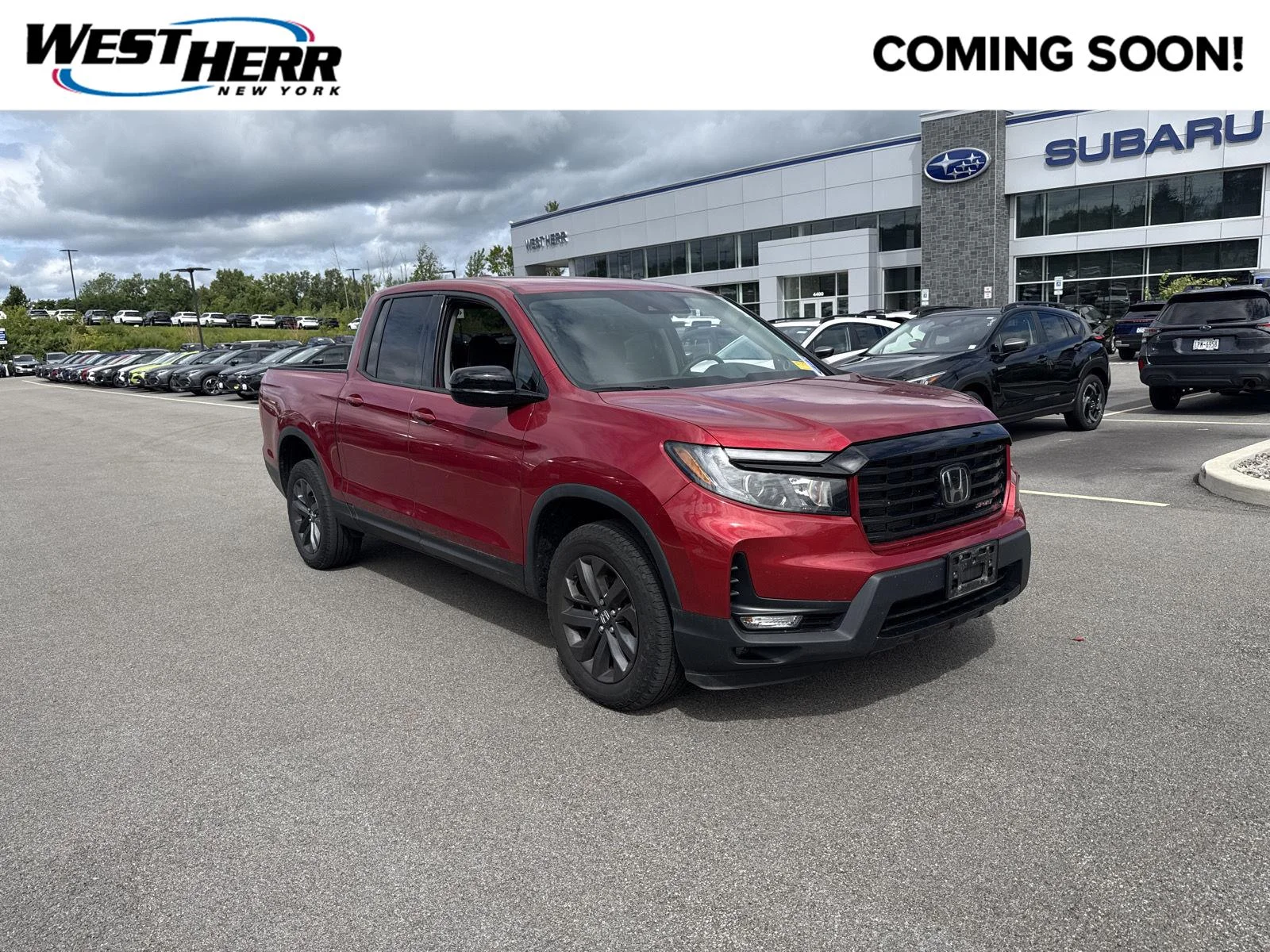 Used 2023 Radiant Red Metallic II Honda Sport image 1