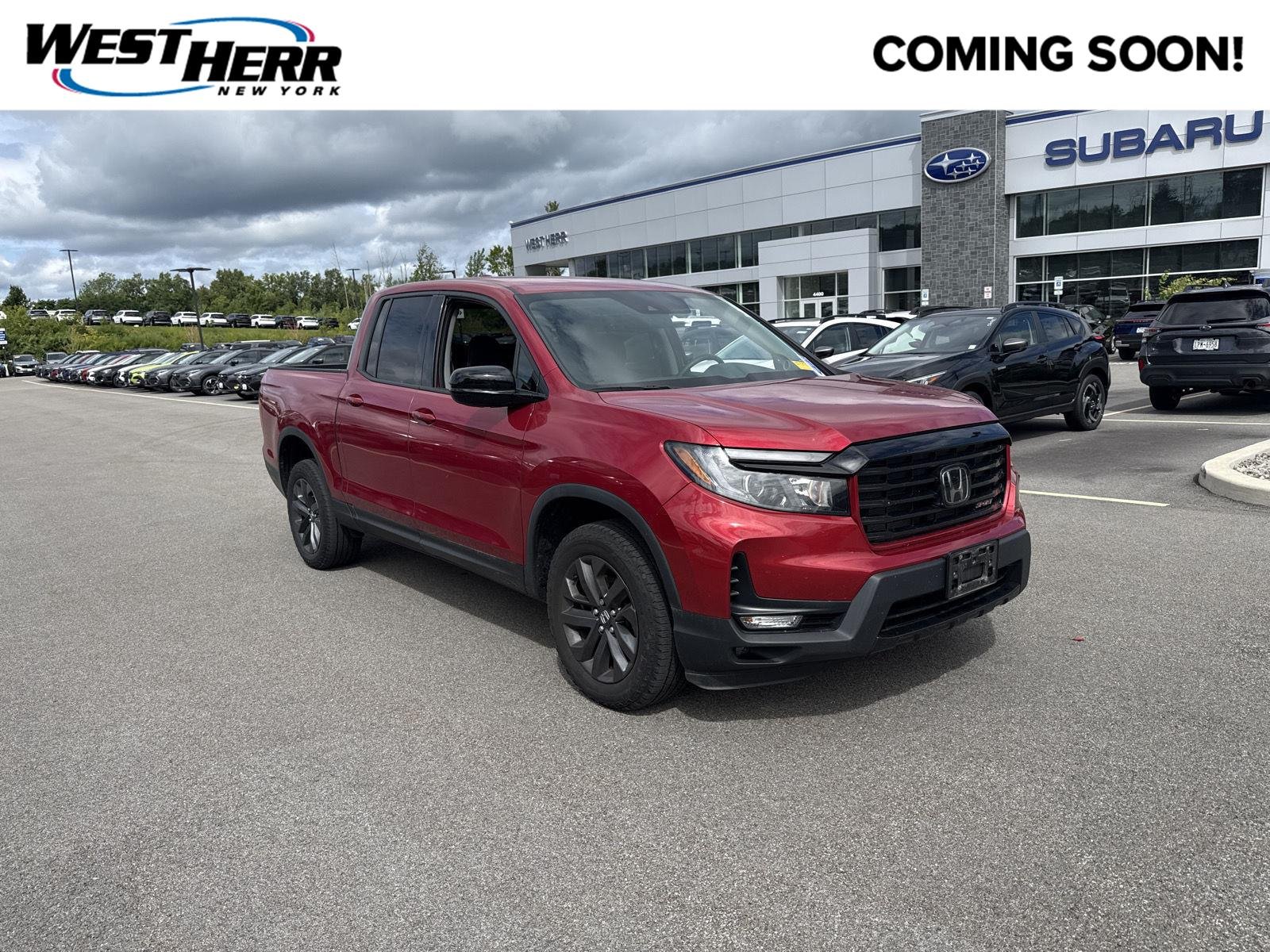 Used 2023 Radiant Red Metallic II Honda Sport image 1