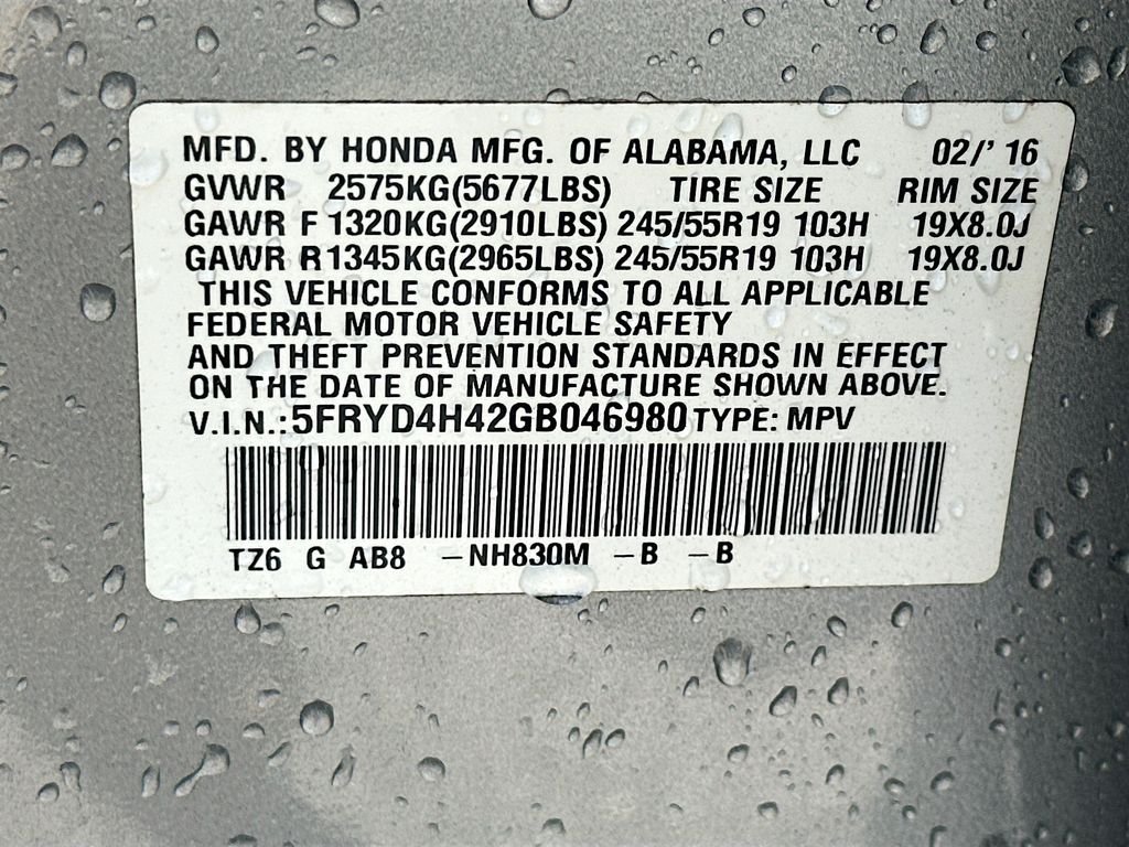 Used 2016  Acura 3.5L image 34