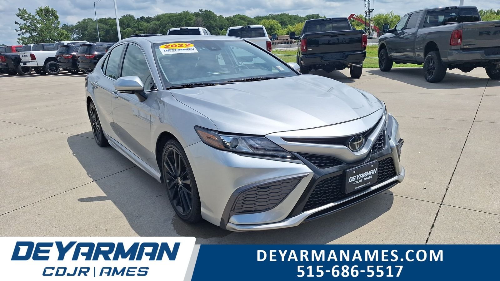 Used 2022 Silver Toyota XSE image 1