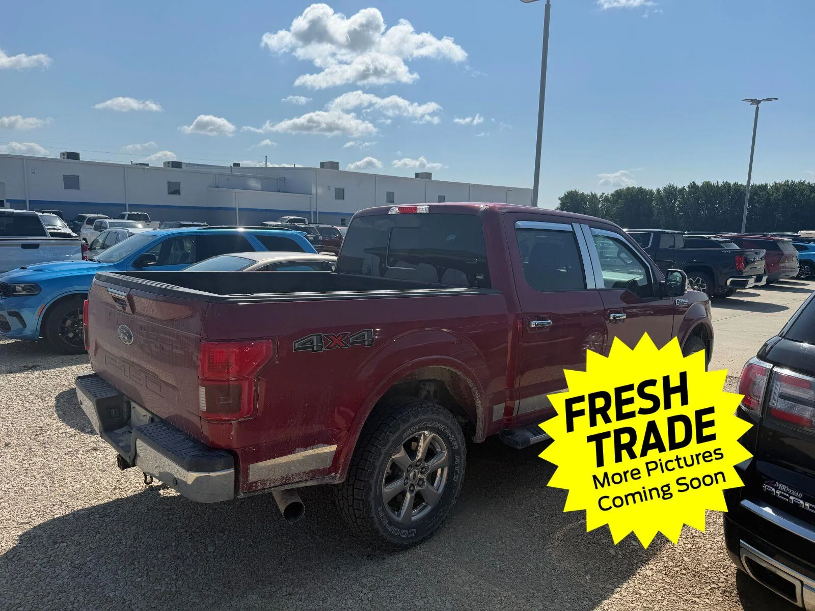 Used 2019 Ruby Red Metallic Tinted Clearcoat Ford LARIAT image 5